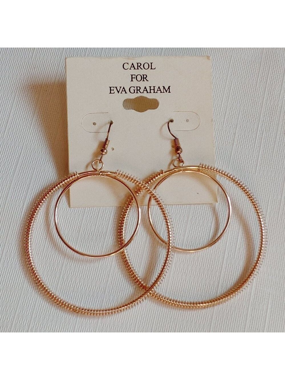 Carol for Eva Graham Rose Gold Earrings BNIP